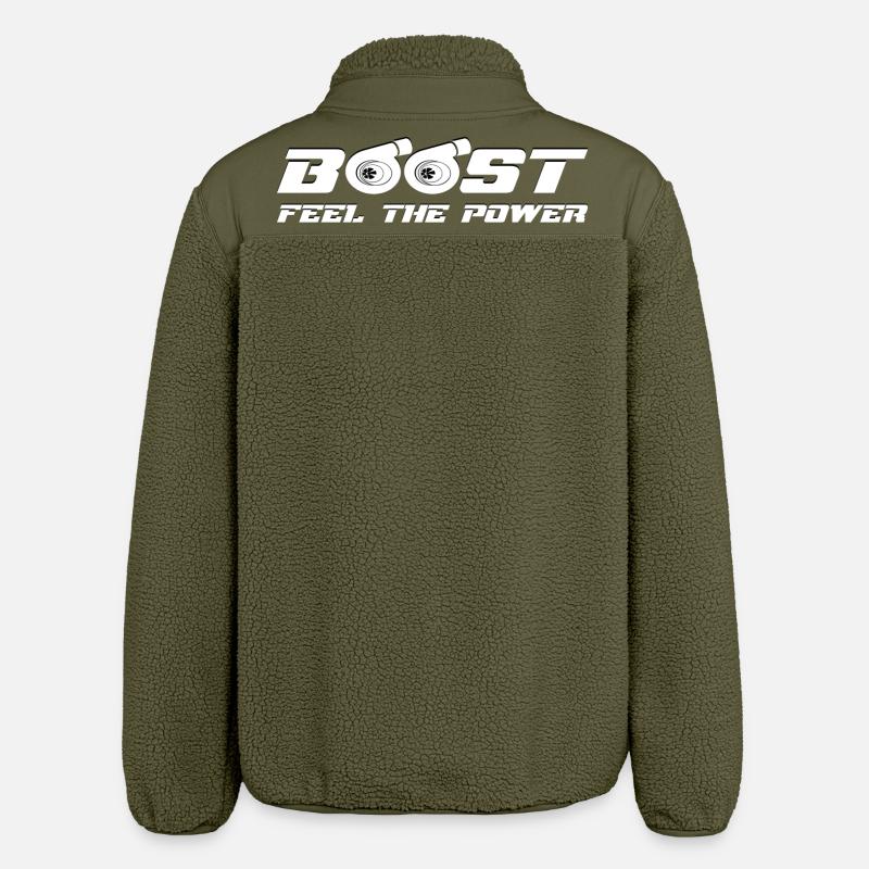 Boost Turbo - Relaxed Fit Unisex Sherpajacke von Stanley/Stella - Khaki