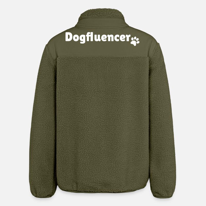 Dogfluencer - Veste sherpa unisexe coupe décontractée Stanley/Stella - kaki