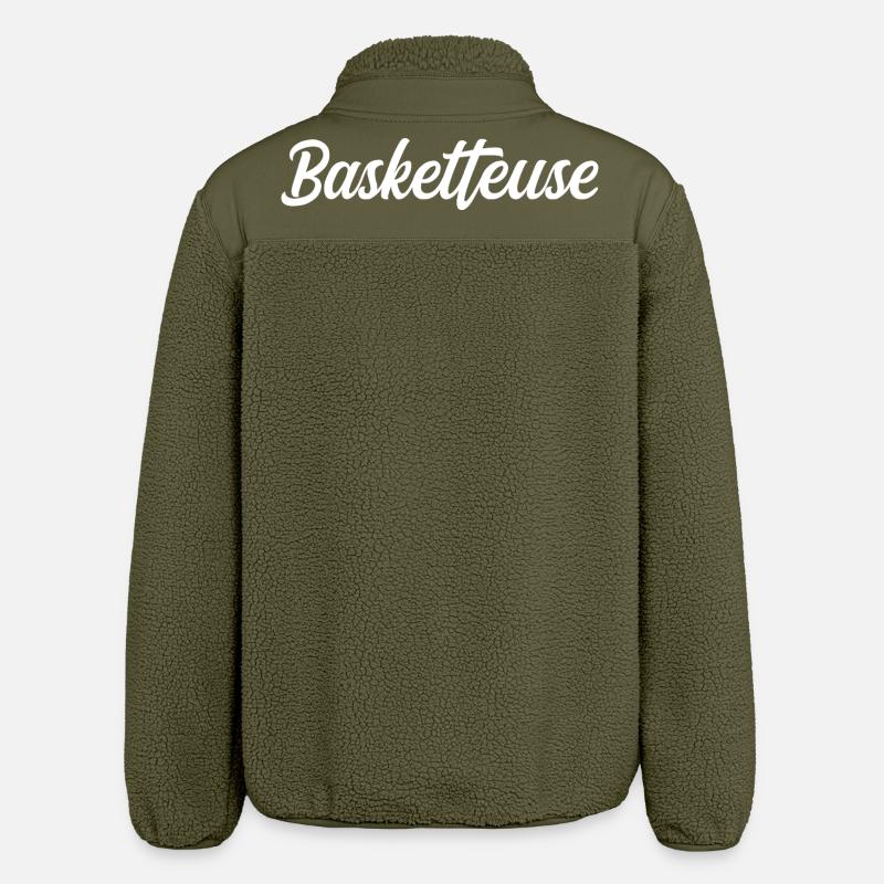 Basketteuse - Veste sherpa unisexe coupe décontractée Stanley/Stella - kaki