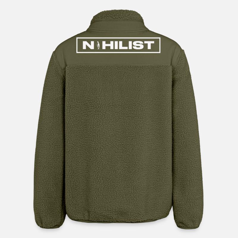 NIHILIST_PENGUIN_LIGHT - Relaxed Fit Unisex Sherpajacke von Stanley/Stella - Khaki
