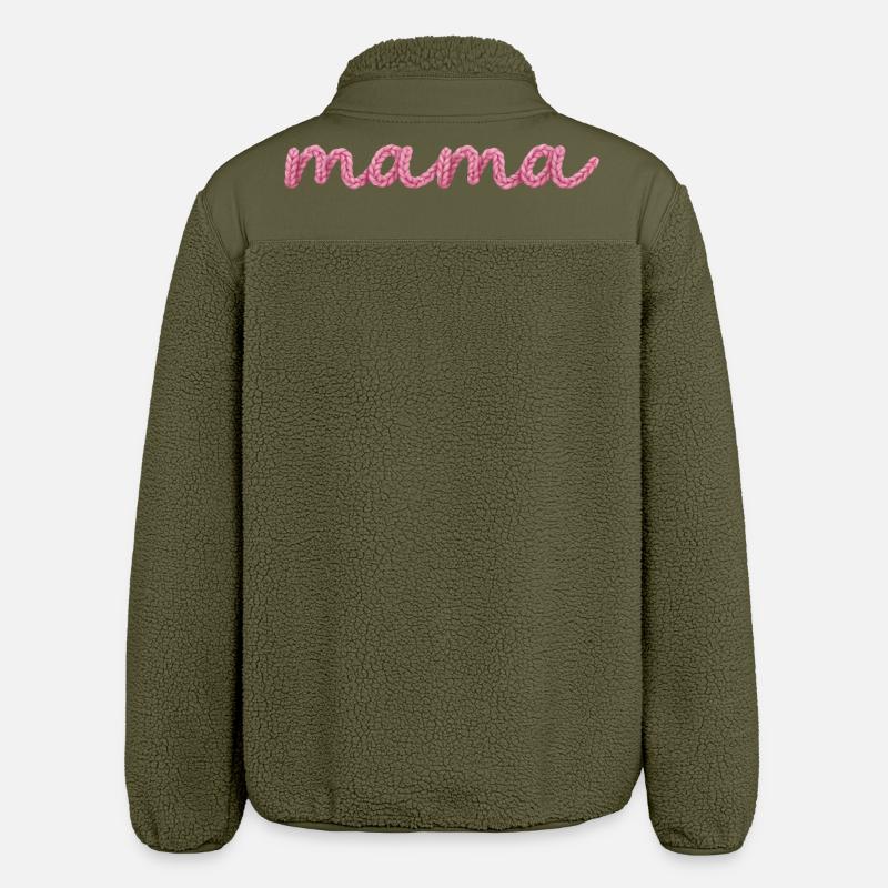 Maman - Veste sherpa unisexe coupe décontractée Stanley/Stella - kaki
