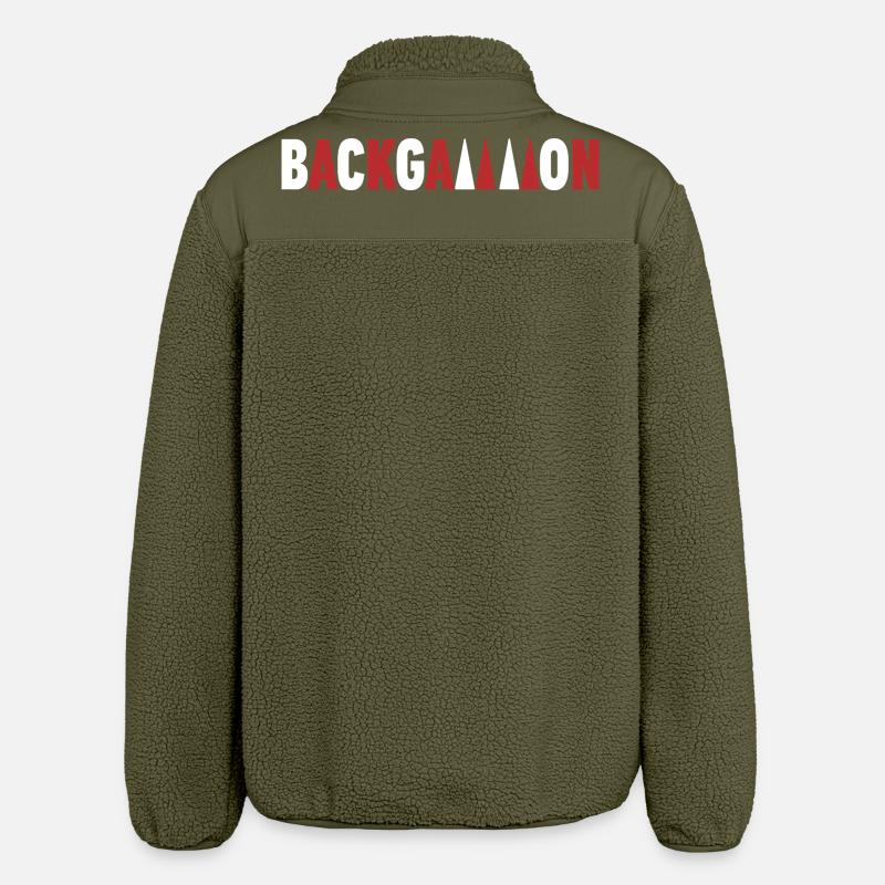 Backgammon - Relaxed Fit Unisex Sherpajacke von Stanley/Stella - Khaki
