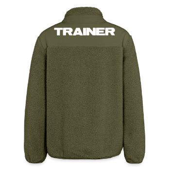 Trainer Power - Relaxed Fit Unisex Sherpajacke von Stanley/Stella - Khaki - Hinten