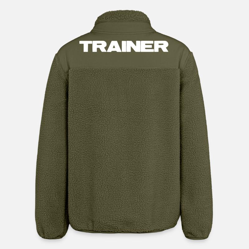 Trainer Power - Relaxed Fit Unisex Sherpajacke von Stanley/Stella - Khaki