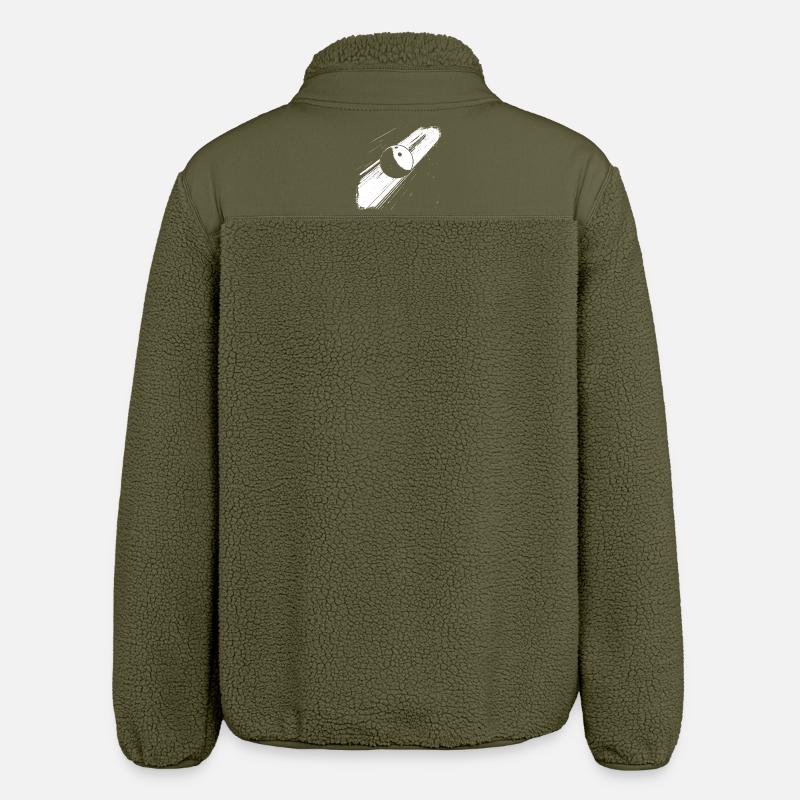Boule de bowling - Veste sherpa unisexe coupe décontractée Stanley/Stella - kaki