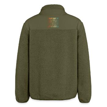 Welchen Teil davon verstehst du nicht? - Relaxed Fit Unisex Sherpajacke von Stanley/Stella - Khaki - Hinten