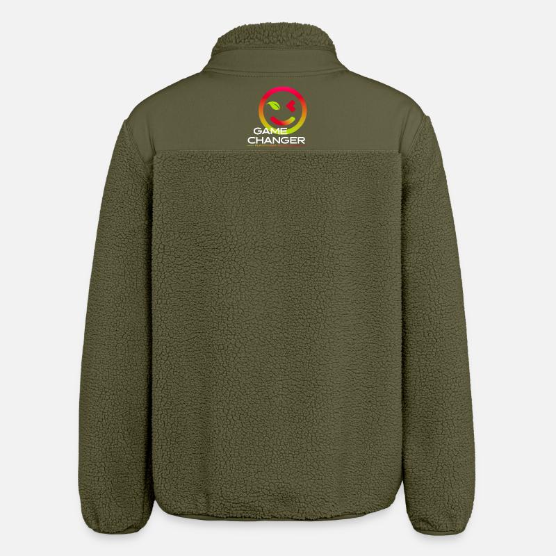 GAME CHANGER | Plant Power - No Limits - Relaxed Fit Unisex Sherpajacke von Stanley/Stella - Khaki