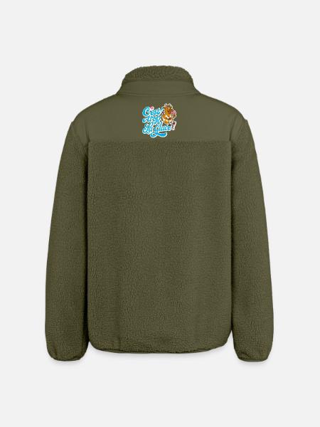 C'est trop la glace ! - Veste sherpa unisexe coupe décontractée Stanley/Stella - kaki