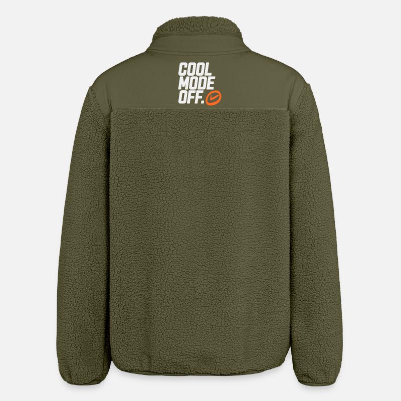 Coolmodus Aus Logo - Relaxed Fit Unisex Sherpajacke von Stanley/Stella - Khaki
