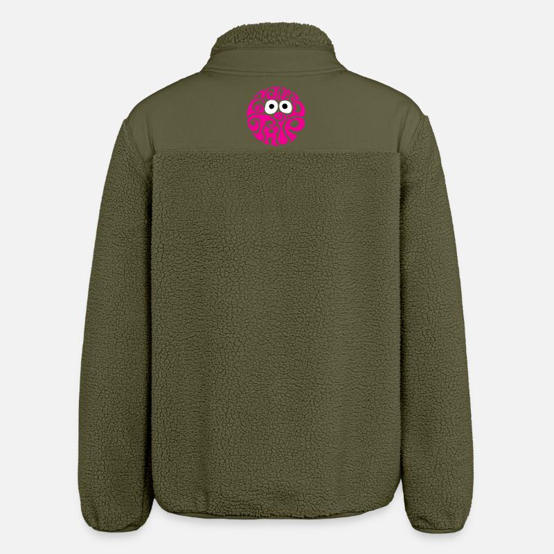 Bon voyage, expérience de vacances rose - Veste sherpa unisexe coupe décontractée Stanley/Stella - kaki