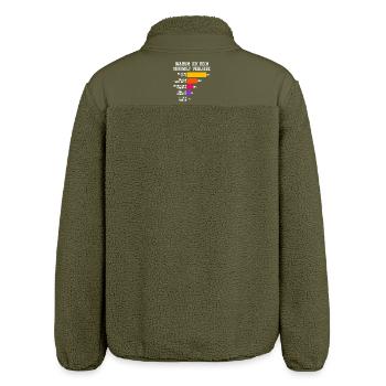 warum ich beim minigolf verliere minigolfer - Relaxed Fit Unisex Sherpajacke von Stanley/Stella - Khaki - Hinten