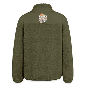 Weltweit Beste Line Dance Crew - Relaxed Fit Unisex Sherpajacke von Stanley/Stella - Khaki - Hinten