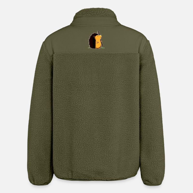 Bogenschützen-Igel - Relaxed Fit Unisex Sherpajacke von Stanley/Stella - Khaki