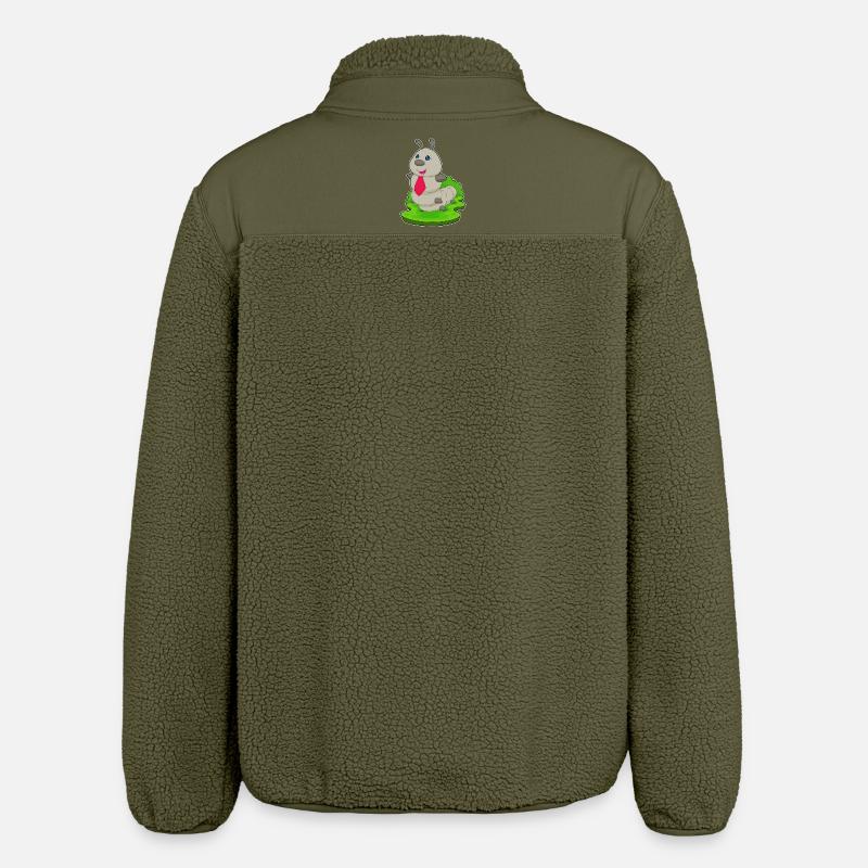 Cravate Caterpillar Gentleman - Veste sherpa unisexe coupe décontractée Stanley/Stella - kaki