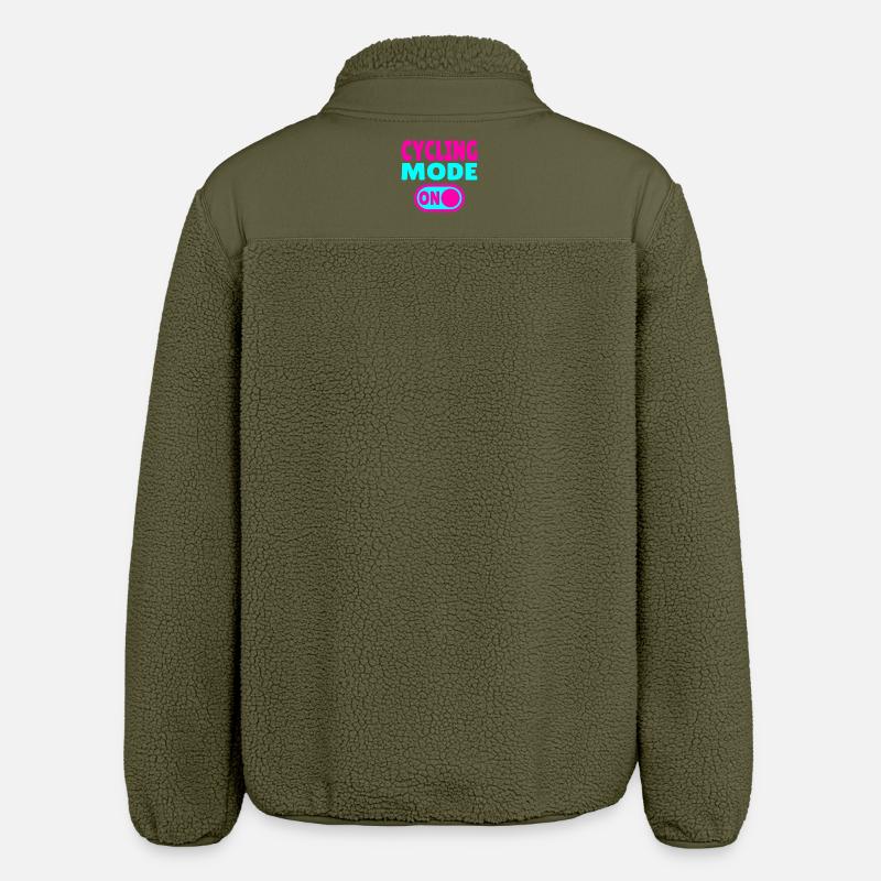 Mode cyclisme activé Cyclisme - Veste sherpa unisexe coupe décontractée Stanley/Stella - kaki