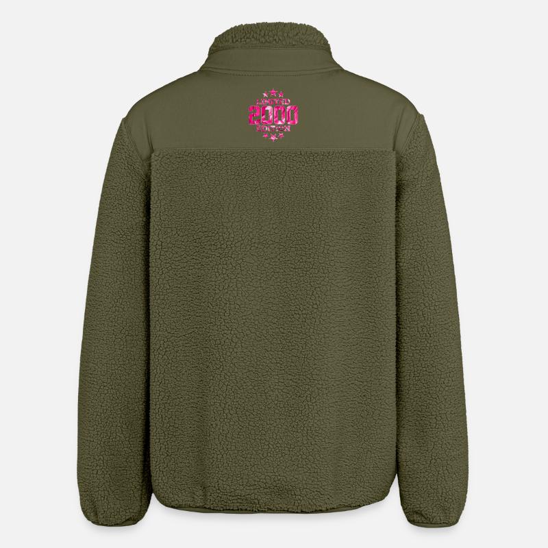 ÉDITION LIMITÉE 26E ANNIVERSAIRE 2000 - Veste sherpa unisexe coupe décontractée Stanley/Stella - kaki