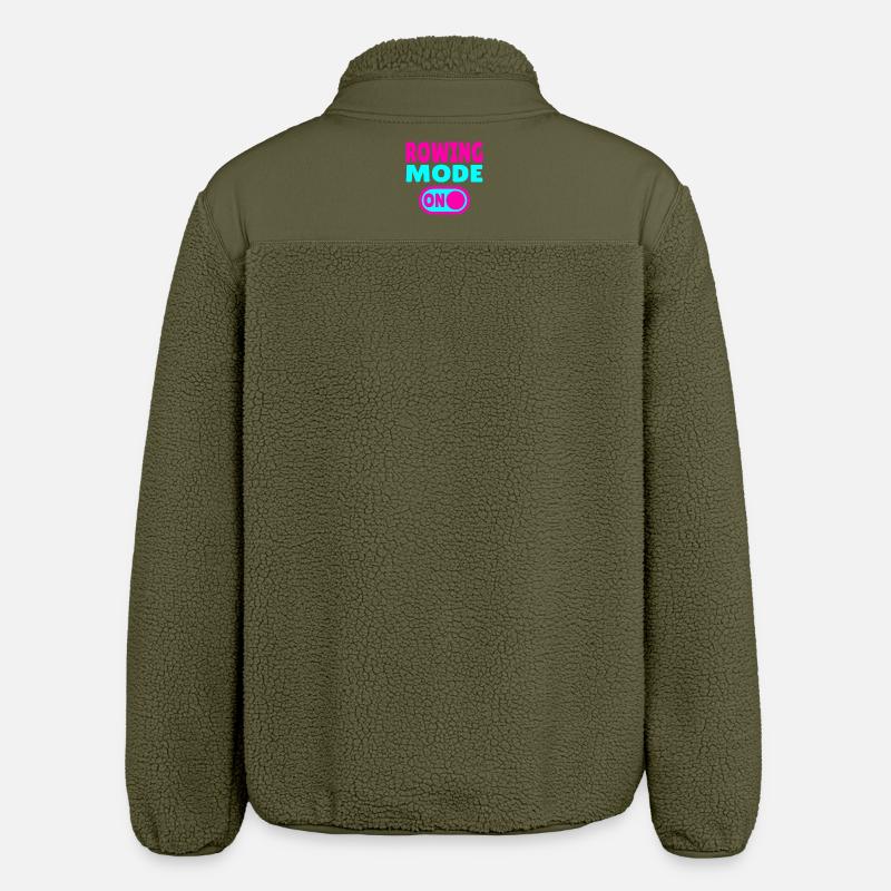 Mode aviron activé - Veste sherpa unisexe coupe décontractée Stanley/Stella - kaki