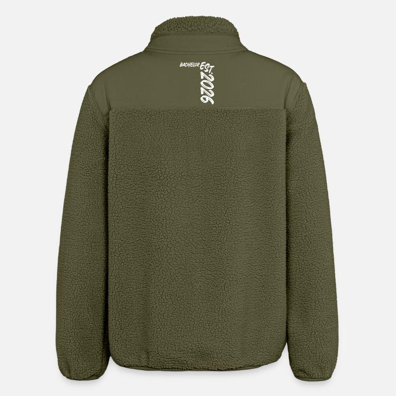 Bachelor Est. 2026 - Relaxed Fit Unisex Sherpa Jacket by Stanley/Stella - khaki