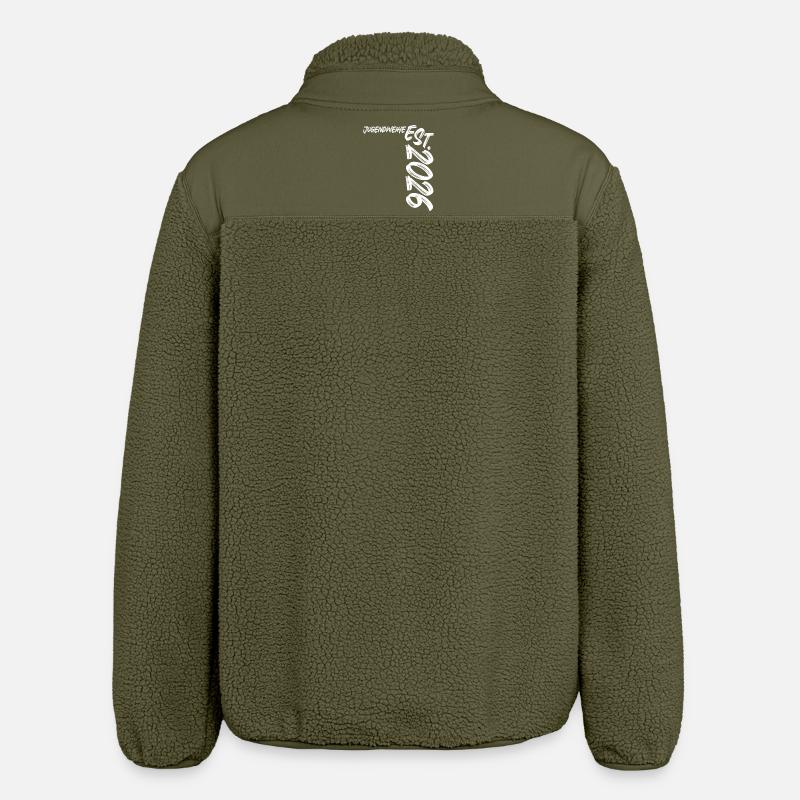 Jugendweihe Est. 2026 - Veste sherpa unisexe coupe décontractée Stanley/Stella - kaki