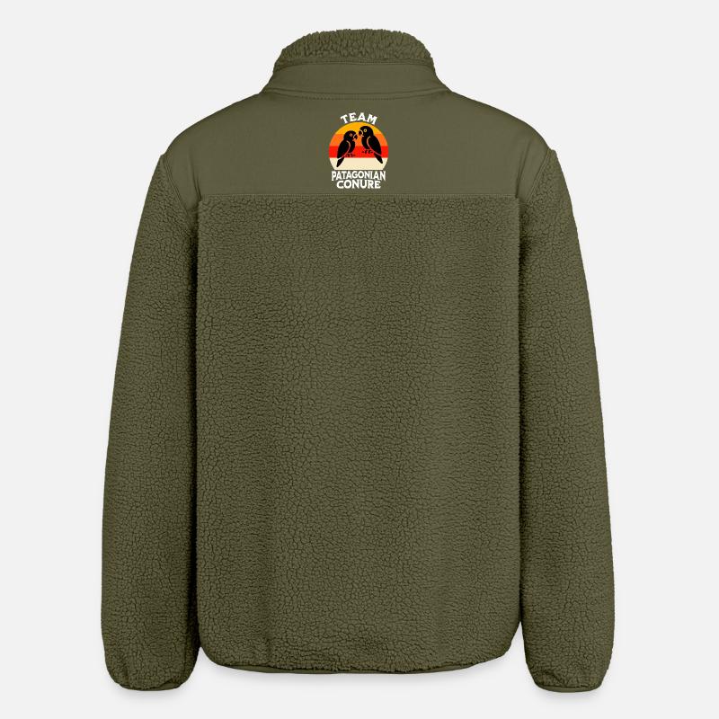 Équipe Perruche de Roche - Veste sherpa unisexe coupe décontractée Stanley/Stella - kaki