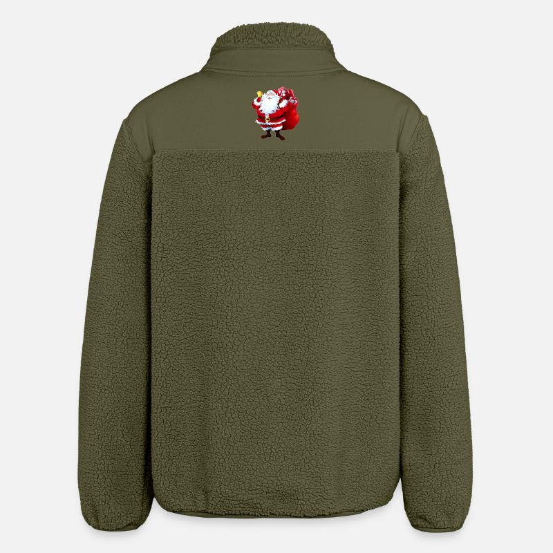 Santa's gift - Relaxed Fit Unisex Sherpa Jacket by Stanley/Stella - khaki