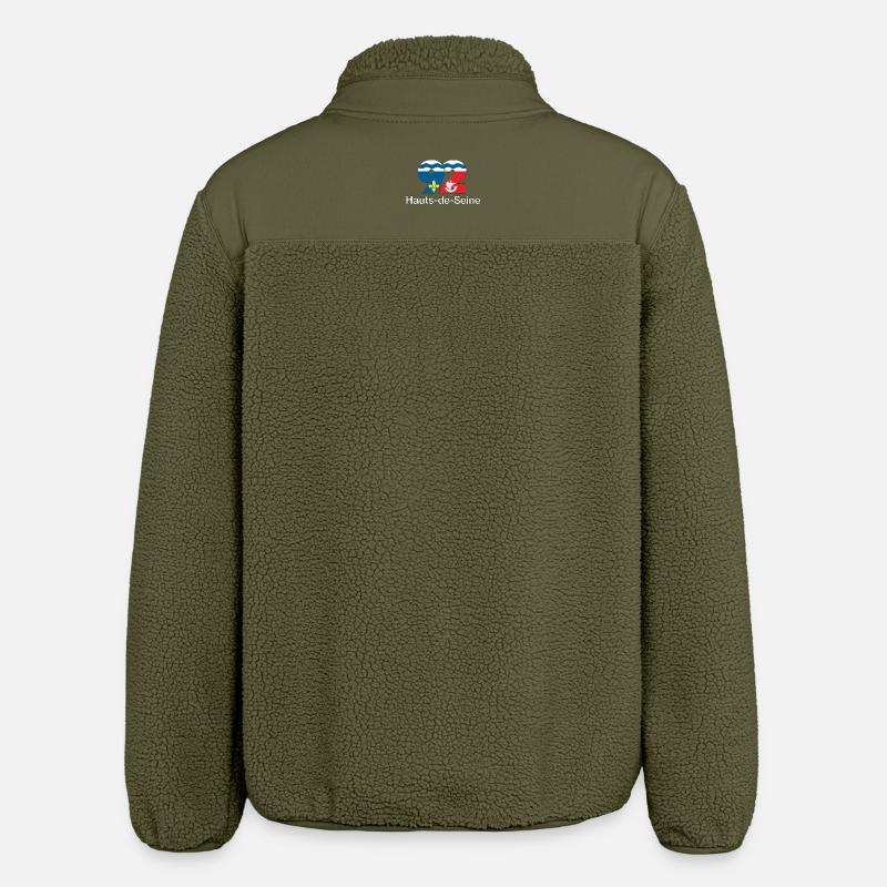 Hauts de seine - Relaxed Fit Unisex Sherpajacke von Stanley/Stella - Khaki