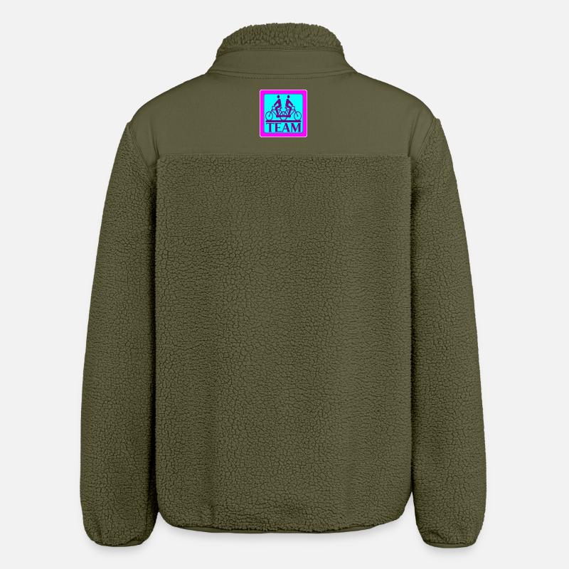 TEAM PROBLEMS - BIKE - Relaxed Fit Unisex Sherpa Jacket by Stanley/Stella - khaki