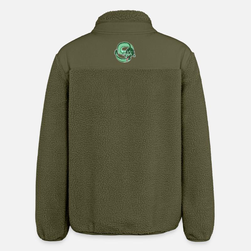 Dragon - Veste sherpa unisexe coupe décontractée Stanley/Stella - kaki
