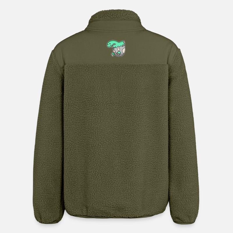 Bébé Dino - Veste sherpa unisexe coupe décontractée Stanley/Stella - kaki