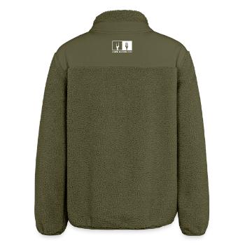 Be Metal In A Plastic Society Pommesgabel Metal - Relaxed Fit Unisex Sherpajacke von Stanley/Stella - Khaki - Hinten