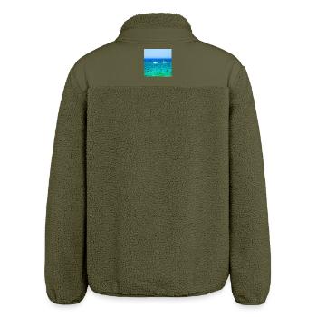 Summer Sailing - Relaxed Fit Unisex Sherpajacke von Stanley/Stella - Khaki - Hinten