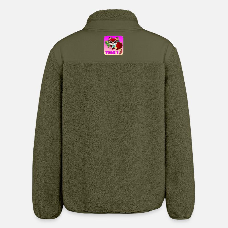 ÉCOLE PRIMAIRE 1 - FOX - Veste sherpa unisexe coupe décontractée Stanley/Stella - kaki