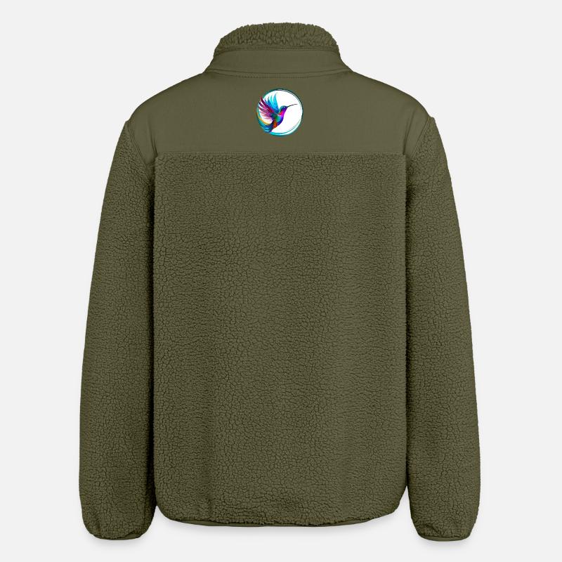 Colibri - Veste sherpa unisexe coupe décontractée Stanley/Stella - kaki