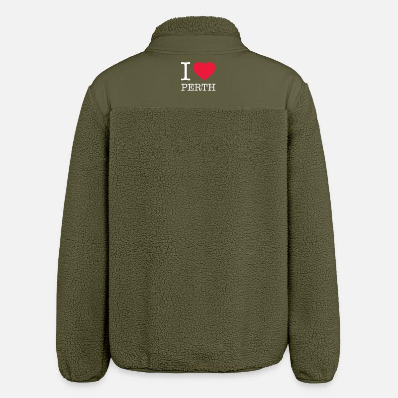 J’ADORE PERTH - Veste sherpa unisexe coupe décontractée Stanley/Stella - kaki