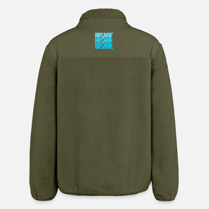 Respira - Relaxed Fit Unisex Sherpa Jacket by Stanley/Stella - khaki