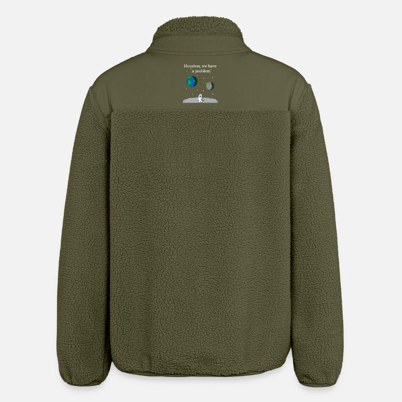 Houston We Have a Problem - Relaxed Fit Unisex Sherpajacke von Stanley/Stella - Khaki