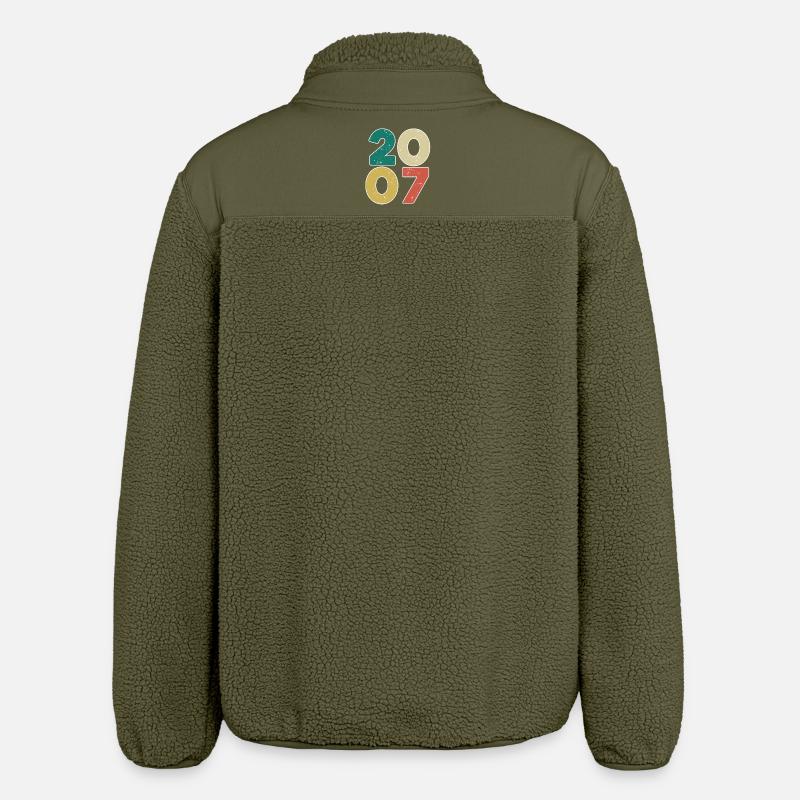 2007 - Year 2007 - Year 2007 - Relaxed Fit Unisex Sherpa Jacket by Stanley/Stella - khaki