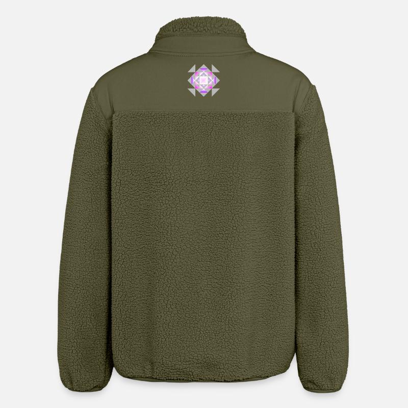 Ornament 2 - Relaxed Fit Unisex Sherpajacke von Stanley/Stella - Khaki