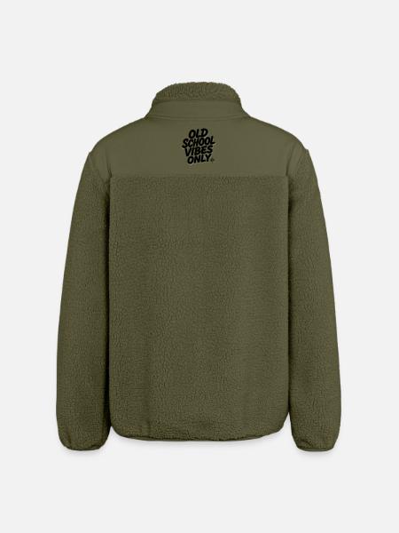 OLD SCHOOL VIBES only - Relaxed Fit Unisex Sherpajacke von Stanley/Stella - Khaki