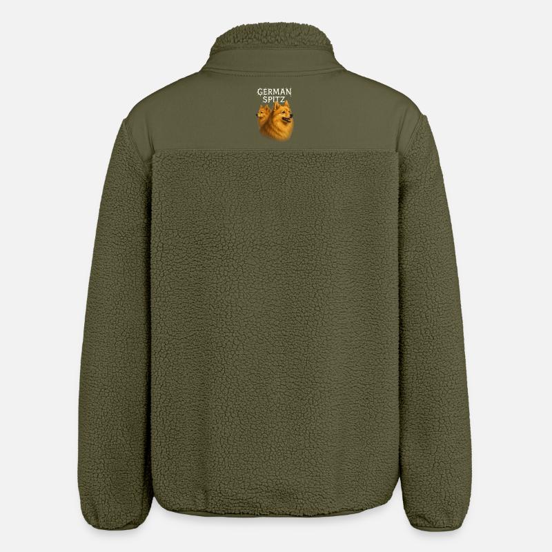 Deutsche Spitze - Relaxed Fit Unisex Sherpajacke von Stanley/Stella - Khaki