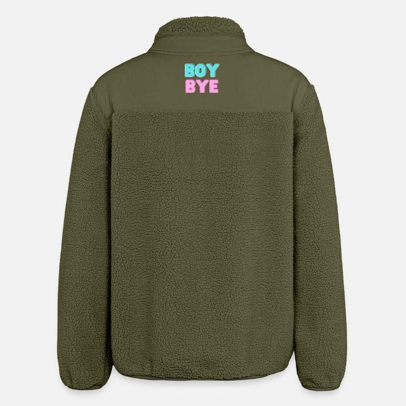 boy bye - Relaxed Fit Unisex Sherpajacke von Stanley/Stella - Khaki