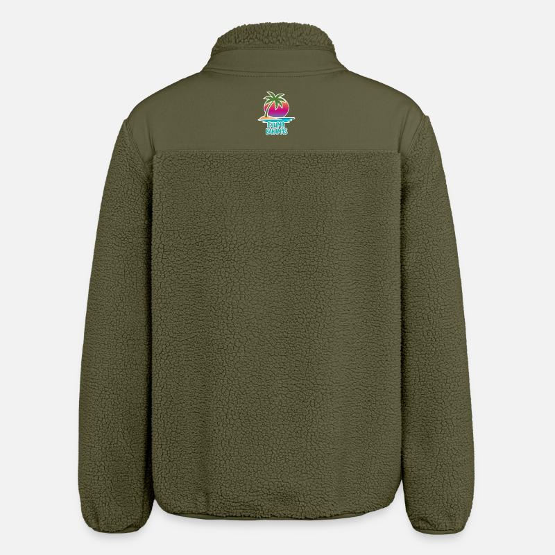 Exuma Comic Geschenk - Relaxed Fit Unisex Sherpajacke von Stanley/Stella - Khaki