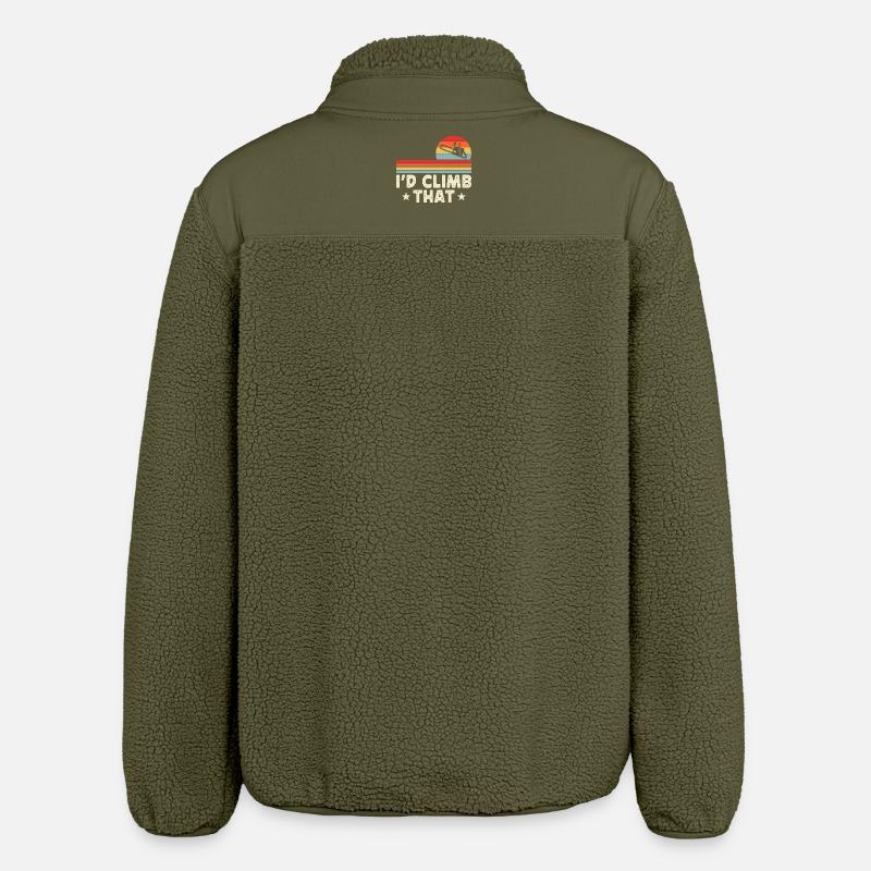 Baumpfleger Holzarbeiter Waldarbeiter Geschenk - Relaxed Fit Unisex Sherpajacke von Stanley/Stella - Khaki