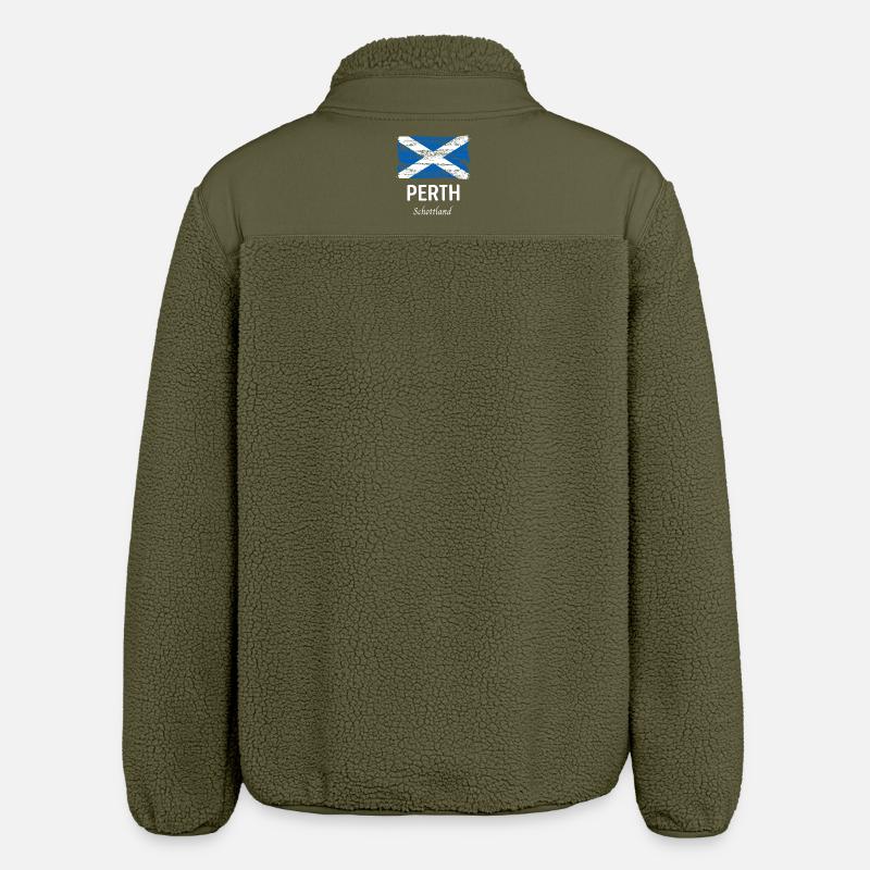 Perth - Relaxed Fit Unisex Sherpajacke von Stanley/Stella - Khaki