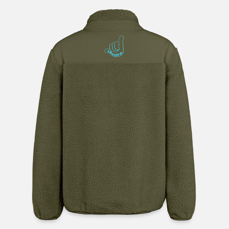 Samoa - Veste sherpa unisexe coupe décontractée Stanley/Stella - kaki
