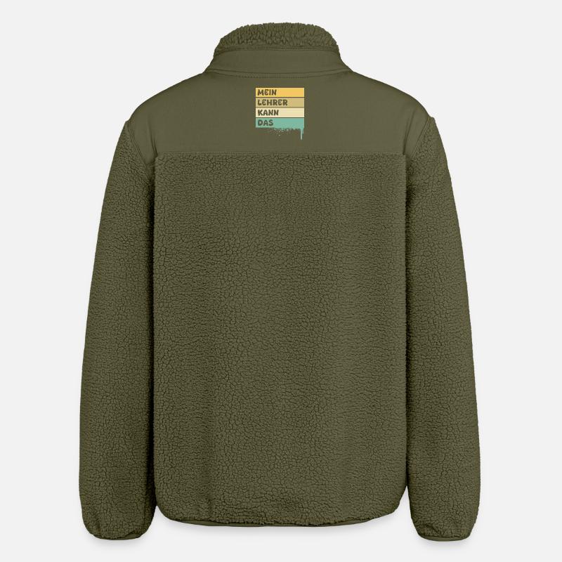 Profession : Enseignant - Veste sherpa unisexe coupe décontractée Stanley/Stella - kaki