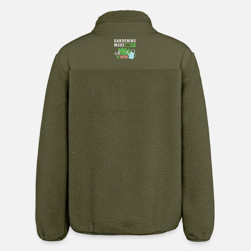 Cadeau de compost de vers - Veste sherpa unisexe coupe décontractée Stanley/Stella - kaki