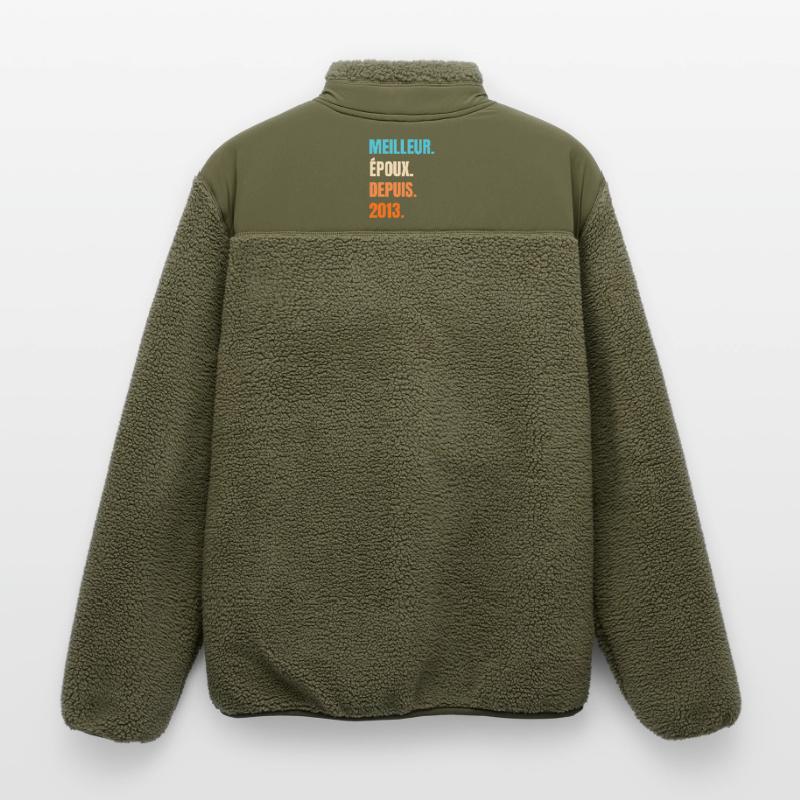Bester Ehemann seit 2013 Geschenk-Ehemann Relaxed Fit Unisex Sherpajacke von Stanley/Stella