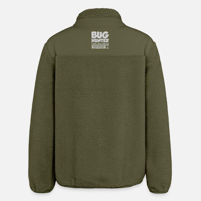 Sjove softwareingeniører, programmører, udviklere, udviklere - Stanley/Stella unisex sherpajakke afslappet pasform - khaki