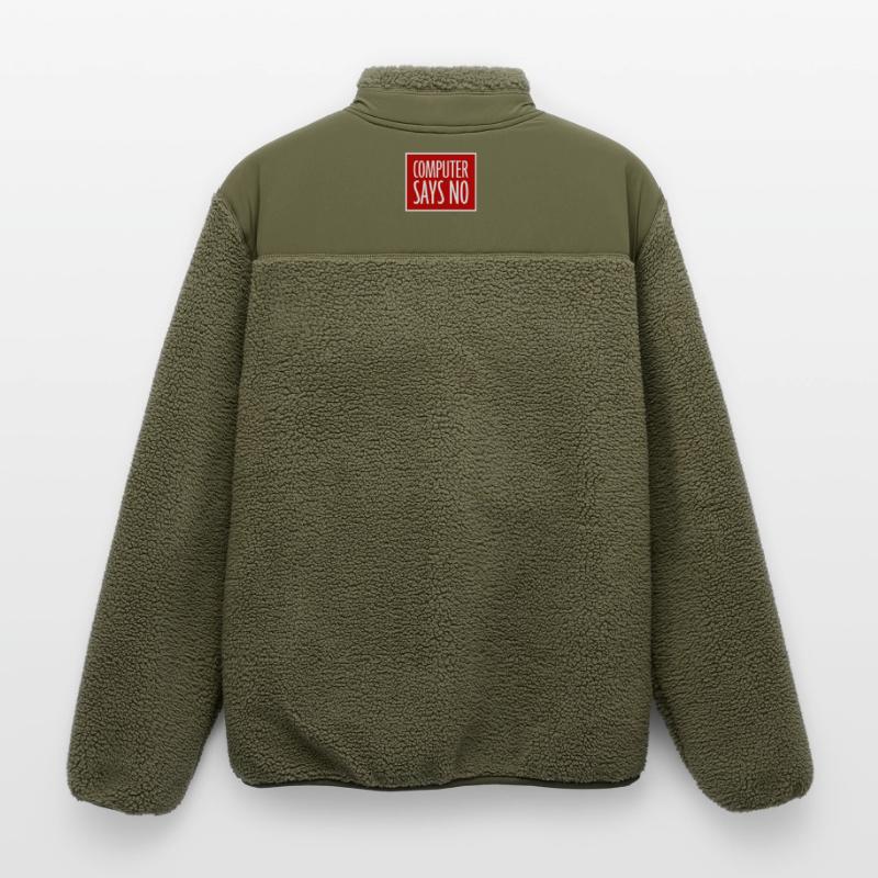 Computer Says No Lustig Programmierer Nerd Technik Relaxed Fit Unisex Sherpajacke von Stanley/Stella